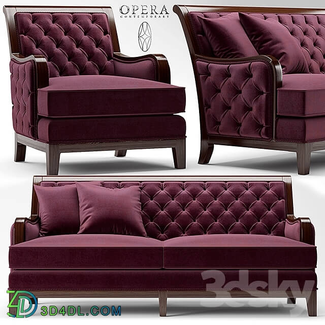Sofa - Sofa and chair Opera SEBASTIAN CLASSIC