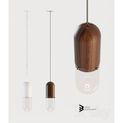 Ceiling light - Lamp-pill. Designer-Tim Wigmore 