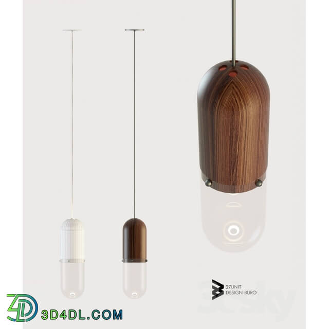 Ceiling light - Lamp-pill. Designer-Tim Wigmore