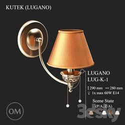 Wall light - KUTEK _LUGANO_ LUG-K-1 