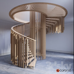 Staircase - Author spiral staircase 