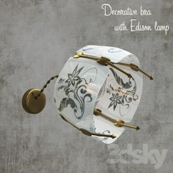 Wall light - Decorative lamps with lamp Edison 