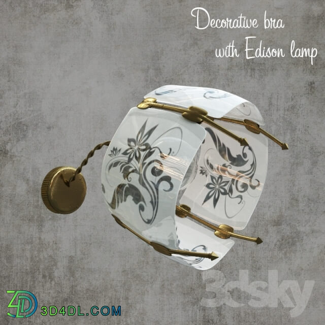 Wall light - Decorative lamps with lamp Edison