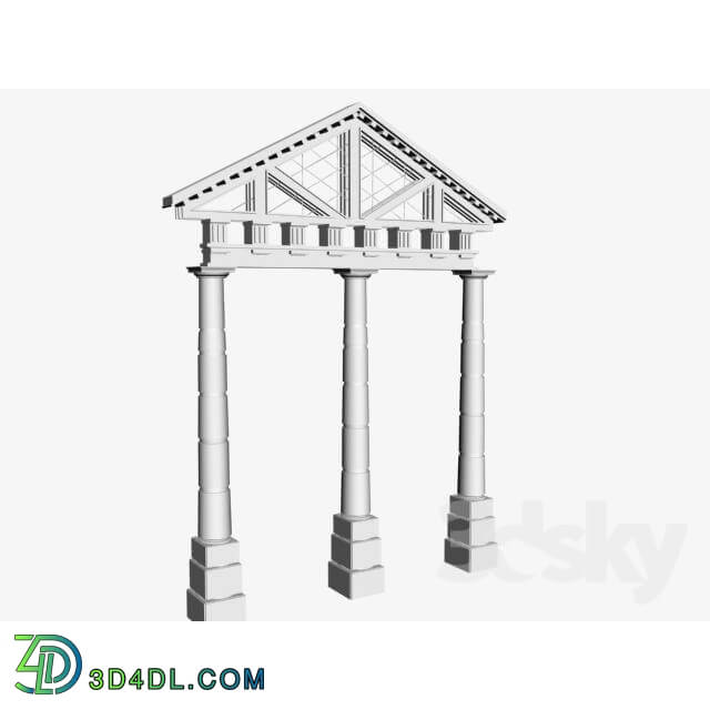 Other architectural elements - portico