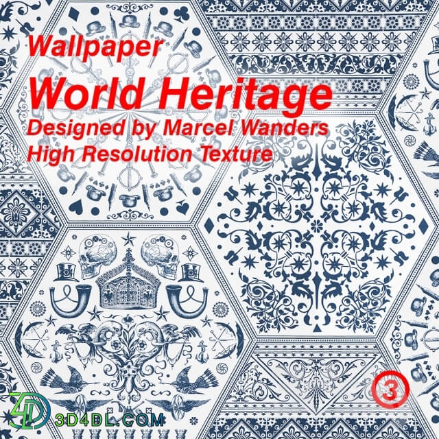 Wall covering - World Heritage Wallpaper