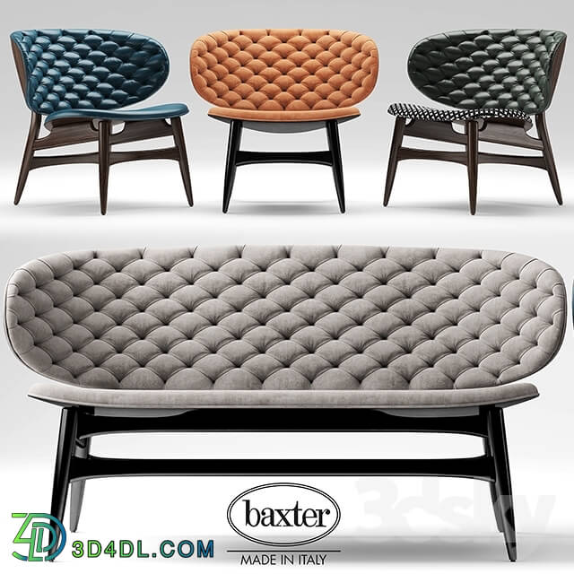 Sofa - Sofa and chair baxter DALMA