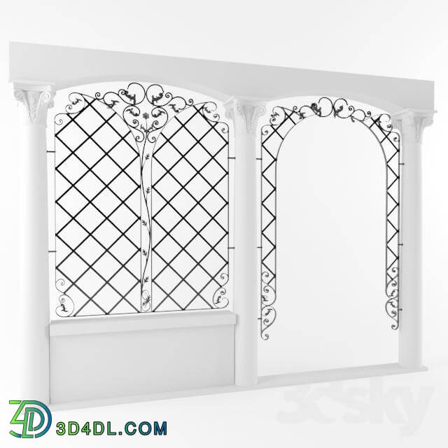 Other architectural elements - fence Marika