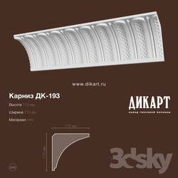 Decorative plaster - DK-193_115h115mm 