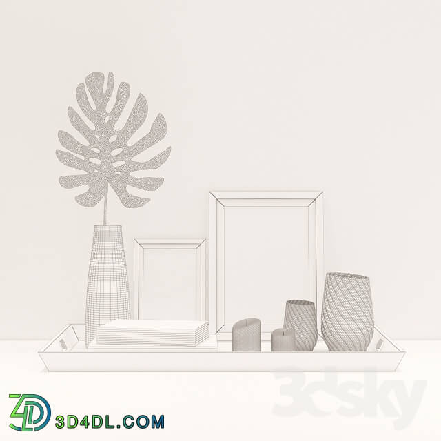 Decorative set - Monstera set