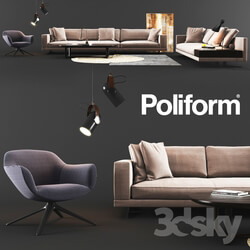 Sofa - Poliform Set 03 
