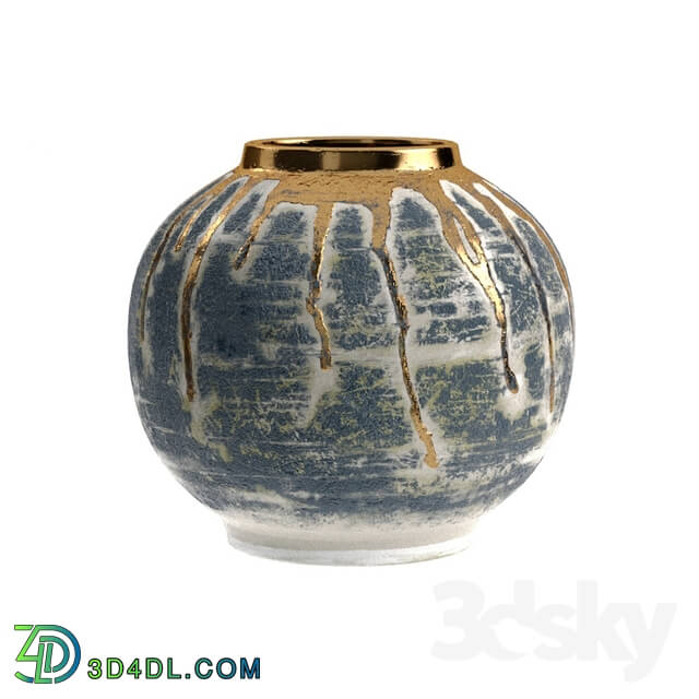 Vase - MAGMA MEDIUM JAR Gold