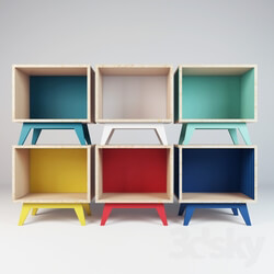 Sideboard _ Chest of drawer - Modular shelves Atelier Emmaus 