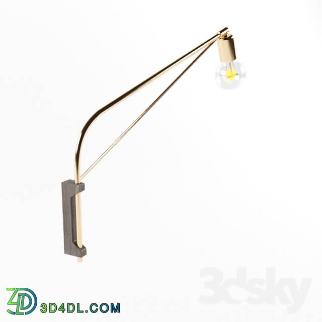 Wall light - Bare Arc Wall Lamp