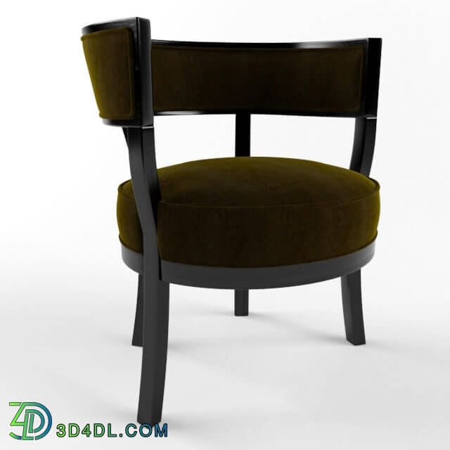Chair - Pair of 1940s Barrel Chairs