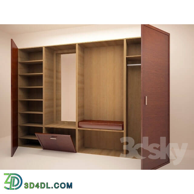 Wardrobe _ Display cabinets - Hallway