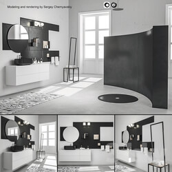 Bathroom furniture - Bathroom furniture set Arcom Magnetica 