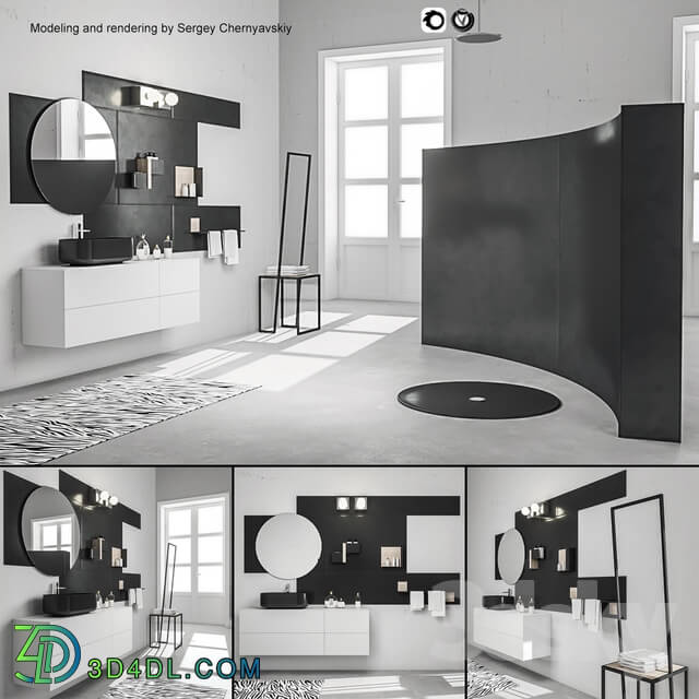 Bathroom furniture - Bathroom furniture set Arcom Magnetica