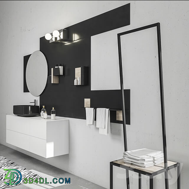 Bathroom furniture - Bathroom furniture set Arcom Magnetica