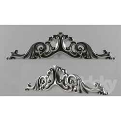 Decorative plaster - The carved Crown 