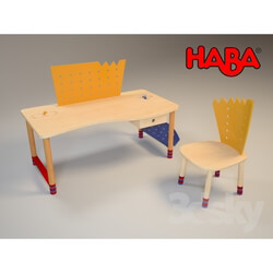 Table _ Chair - HABA Scribbel 