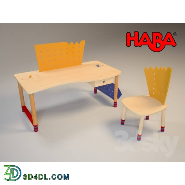 Table _ Chair - HABA Scribbel