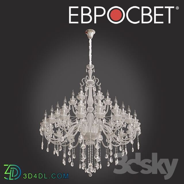 Ceiling light - OM Suspended chandelier with crystal Bogate__39_s 336 Strotskis