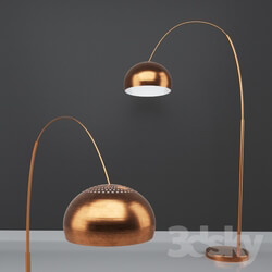 Floor lamp - copper floor lamp 