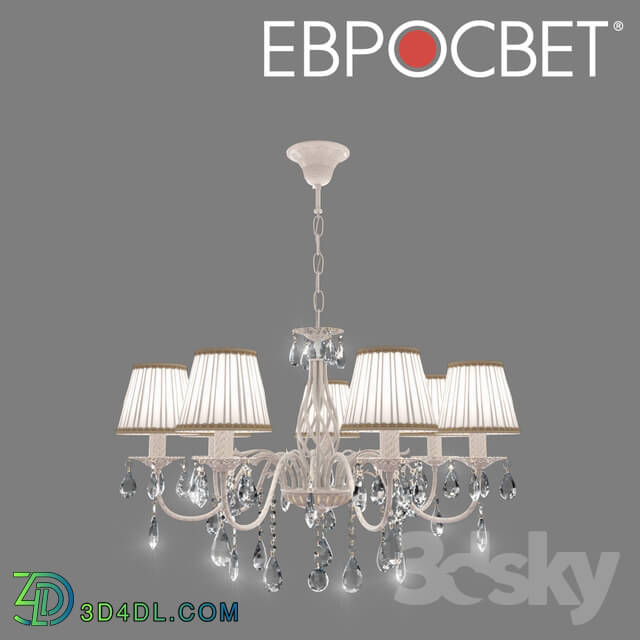 Ceiling light - OM Chandelier with crystal Eurosvet 3637_7 Amelia