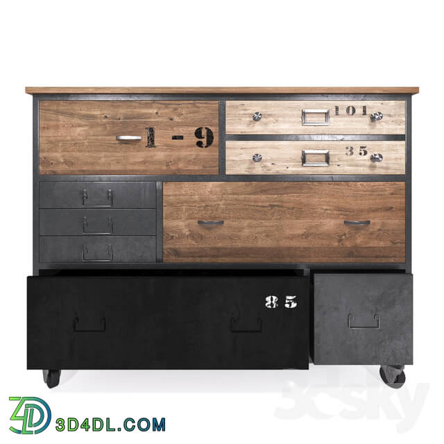 Sideboard _ Chest of drawer - Industrial dresser