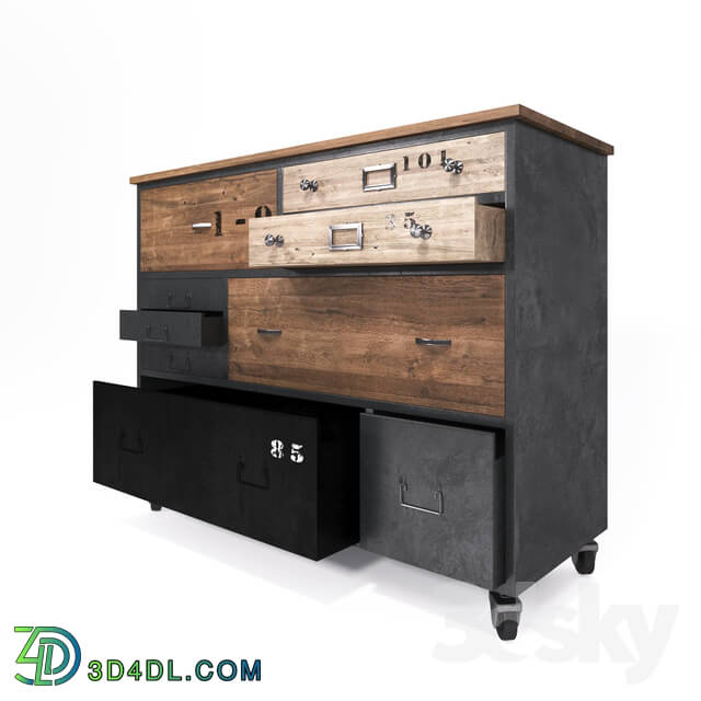 Sideboard _ Chest of drawer - Industrial dresser