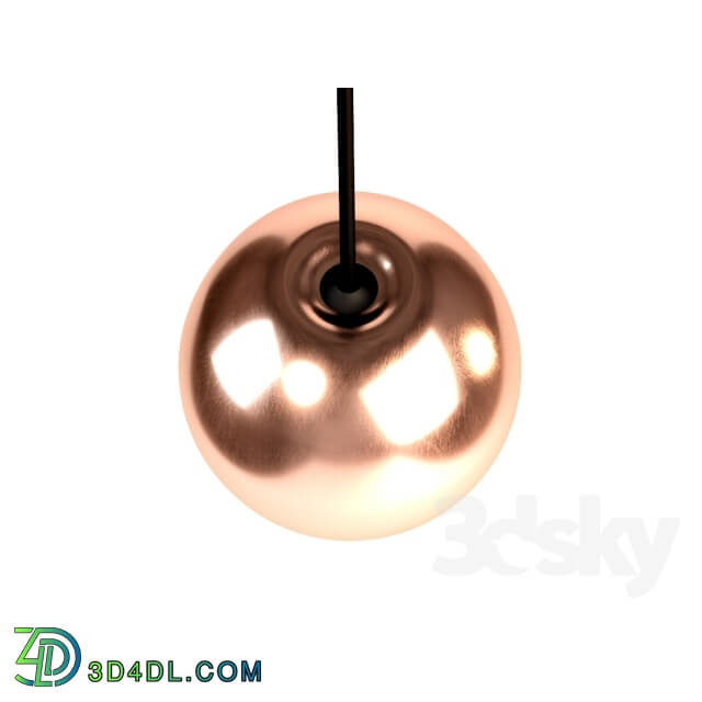 Ceiling light - Tom Dixon Void Mini Copper Pendant