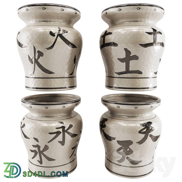 Vase - Chinese Vase Set 05