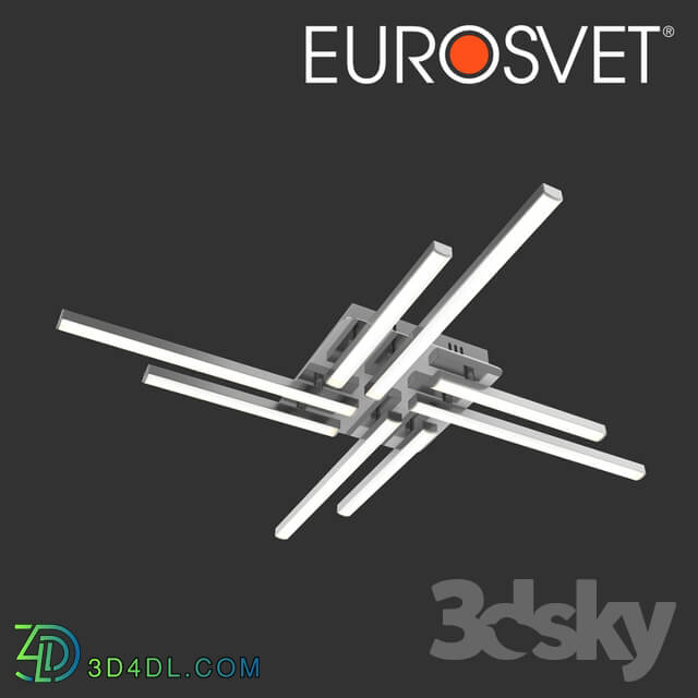 Ceiling light - OM LED Ceiling Light Eurosvet 90040_8 Vector