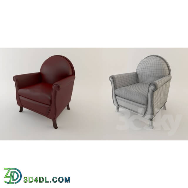 Arm chair - Chair leather Lyra