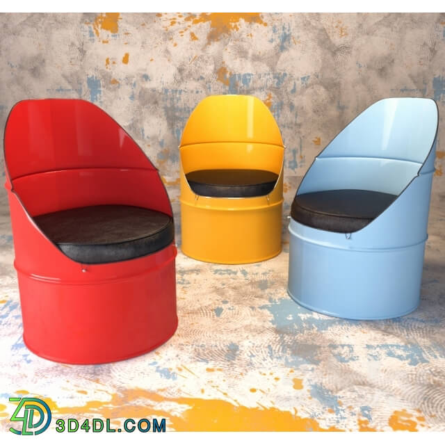Arm chair - Industrial Furniture Barrel Chair