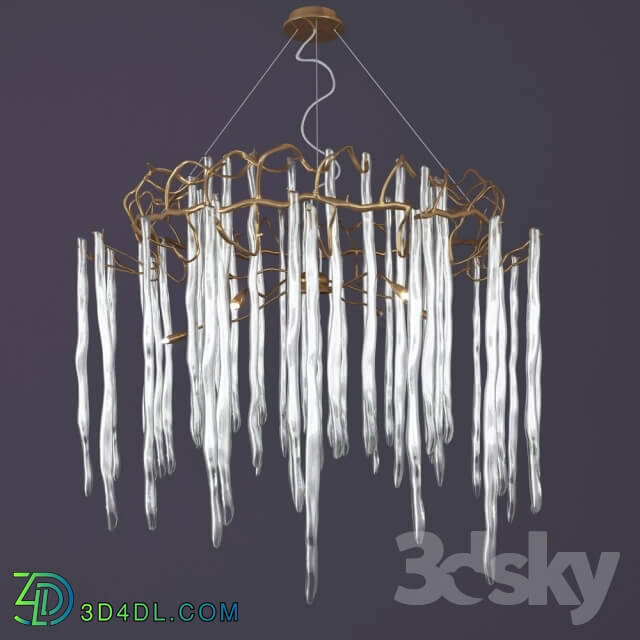 Ceiling light - Chandelier Serip Noveltys CT 3298_13 Clear Glasses