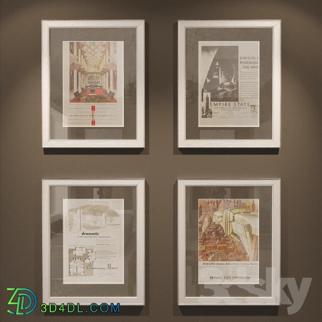 Frame - Pictures Vintage magazine pages