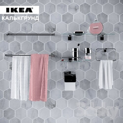 Bathroom accessories - Decorative set Kalkgrund 