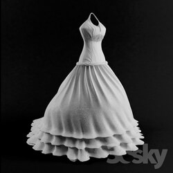 Clothes and shoes - Wedding Dress 