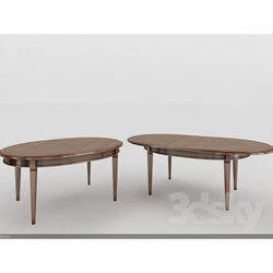 Table - oval dining table 