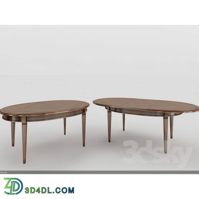 Table - oval dining table