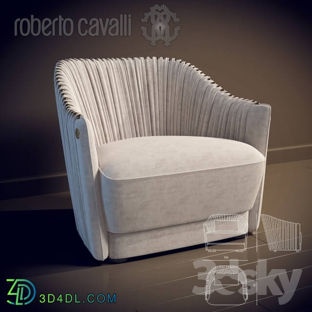 Arm chair - Armchair Sharpei Roberto Cavalli