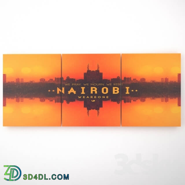 Frame - NAIROBI CITY-SUNSET PICTURE FRAME