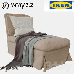 Other soft seating - Ikea Ektorp _Chaise Lounge No Armrest_ 