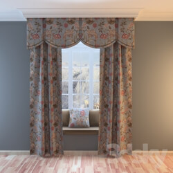 Curtain - curtains with lambrikenom 