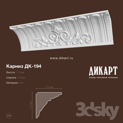 Decorative plaster - DK-194_115h115mm 