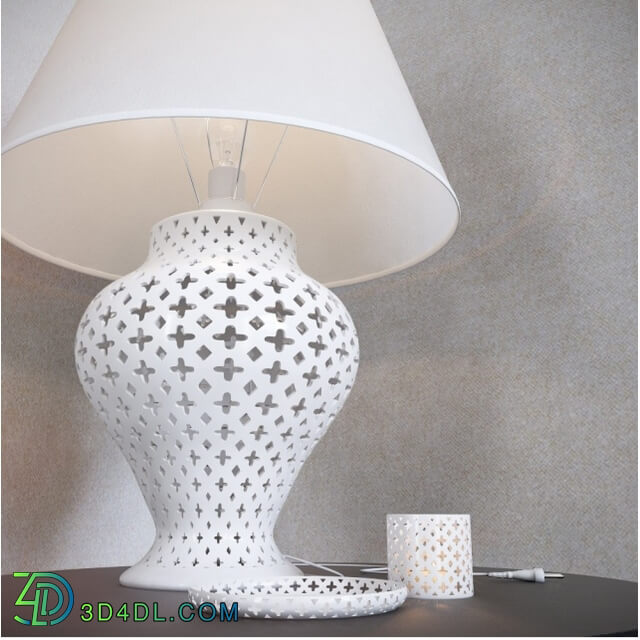 Table lamp - PORCELAIN LAMP GIARA