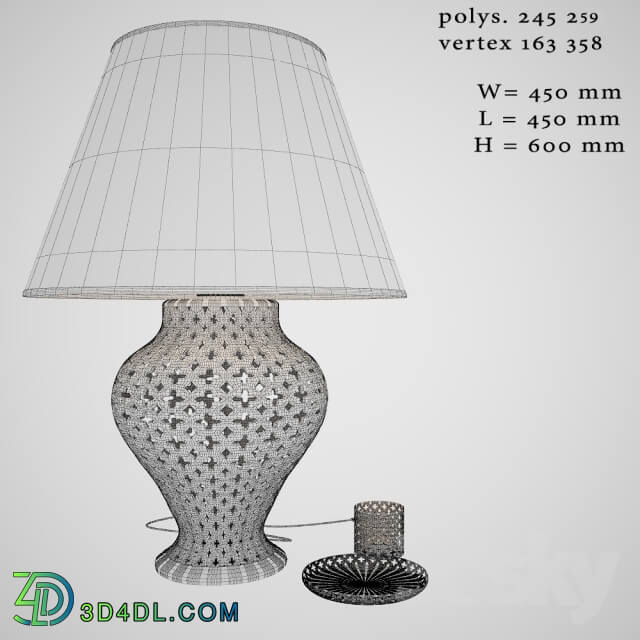 Table lamp - PORCELAIN LAMP GIARA