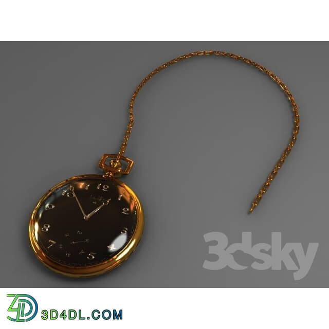 Other decorative objects - Gold watches _ Vray
