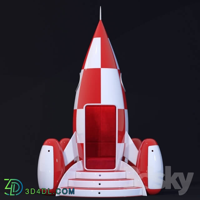 Miscellaneous - ROCKY ROCKET chair of Circu Magical Furniture